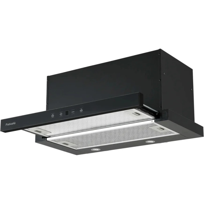 Витяжка кухонна Fabiano Smart 60 Lux Black Glass (8107.407.1612)