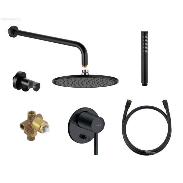 Душова система 7 в 1 Bozz 387363976 Black matt Kludi