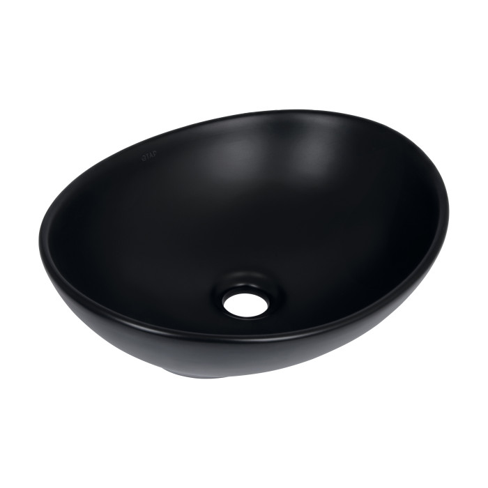 Раковина-чаша Qtap Dove 415x340x140 Matt black QT06116062AMB