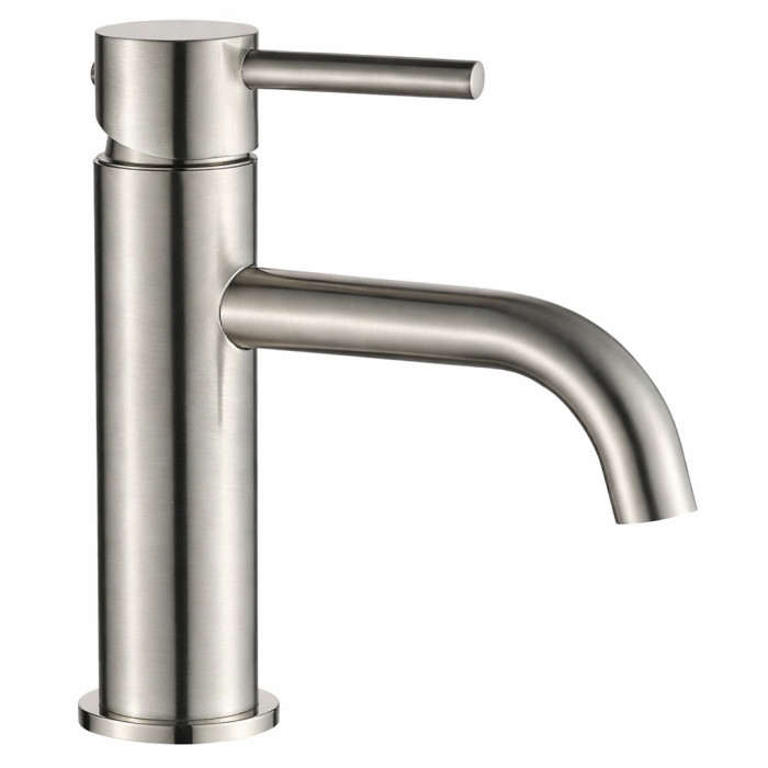 Смеситель для раковины VBI MILANO NICKEL низкий (VBI-050100NI)