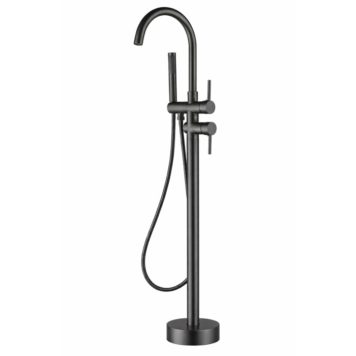 Змішувач для ванни VBI MILANO GRAPHITE підлоговий (VBI-050108GR)