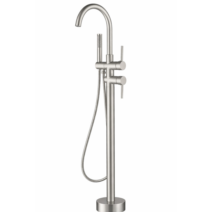 Змішувач для ванни VBI MILANO NICKEL підлоговий (VBI-050108NI)