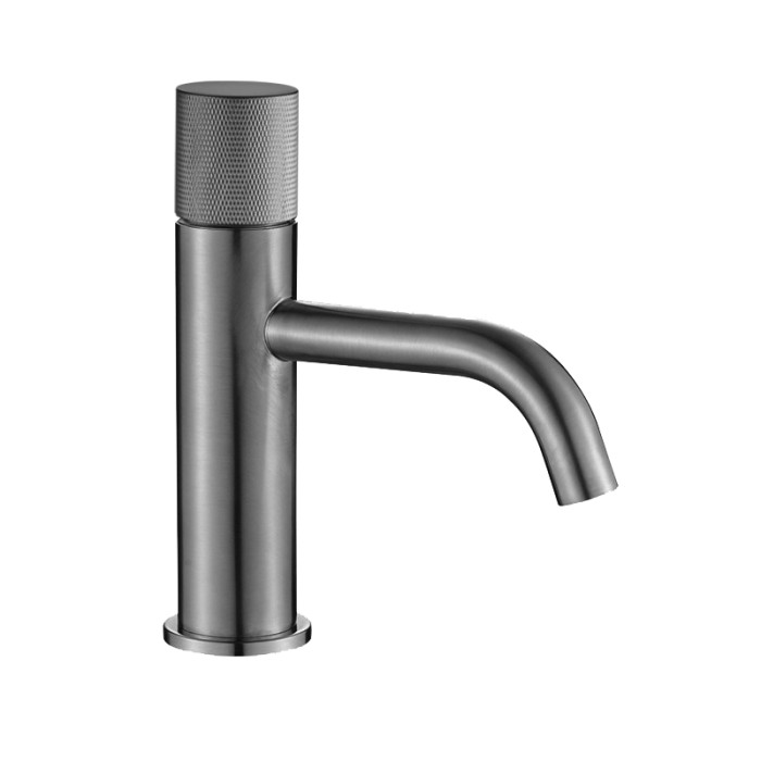 Смеситель для раковины VBI MILANO DUO GRAPHITE низкий (VBI-050100GR-H02GR)
