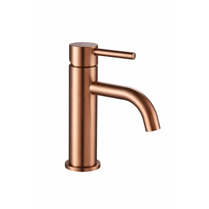 Смеситель для раковины VBI MILANO BRUSHED COPPER низкий (VBI-050100BC)