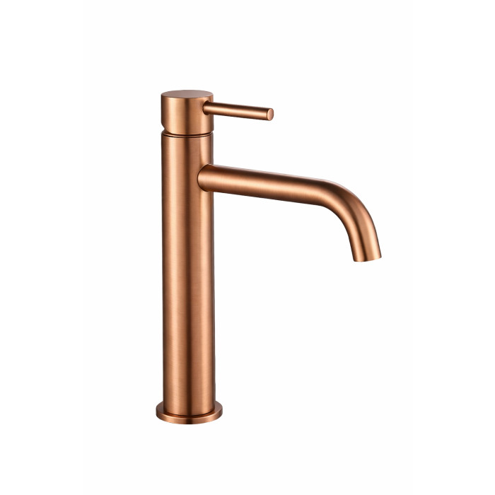 Смеситель для раковины VBI MILANO BRUSHED COPPER высокий (VBI-050101BC)