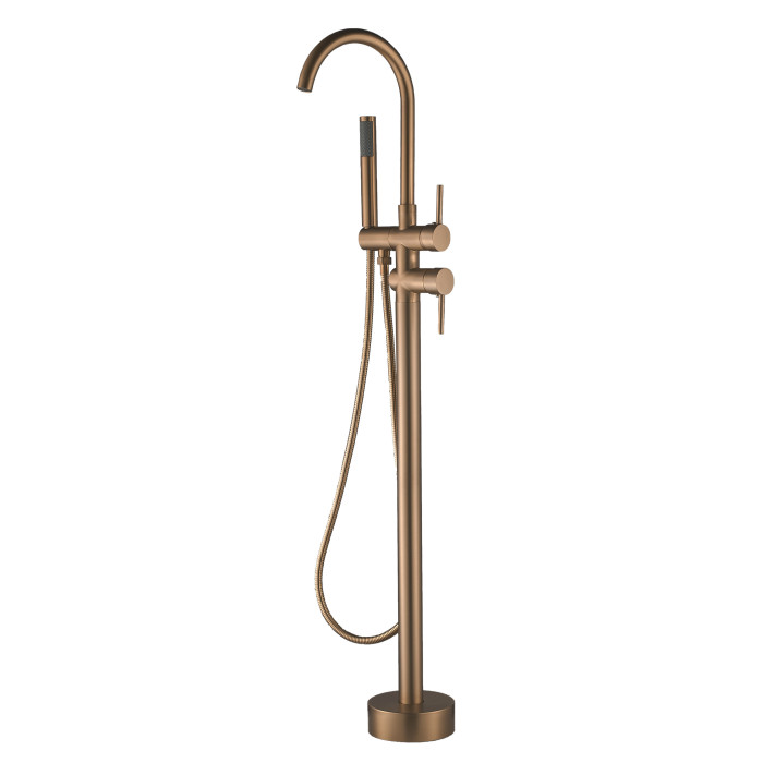 Змішувач для ванни VBI MILANO BRUSHED COPPER, підлоговий (VBI-050108BC)