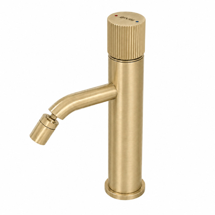Змішувач для біде VBI MILANO TRE BRUSHED GOLD (VBI-050104BG-H03BG)