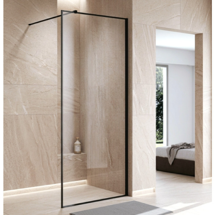 Перегородка для душа SUNWAYS Obsidian 900х1950 см, прозоре скло 8мм с прінтом C15654