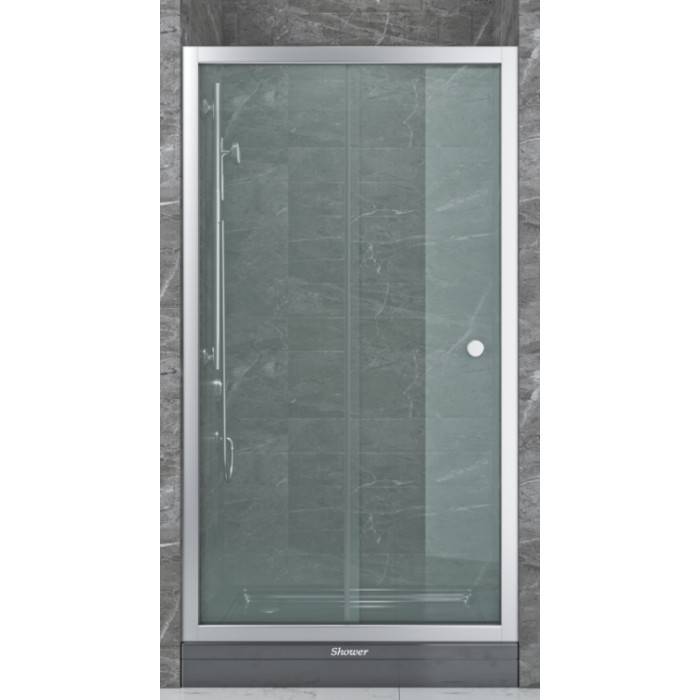 Душові двері SHOWER Saturn 782M-6, 120×190, матове скло 6 мм С15425