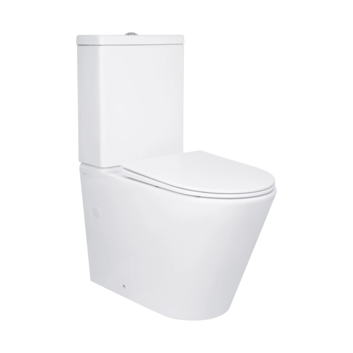Унітаз підлоговий Qtap Swan Eco Ultra Quiet з сидінням Soft-close 640x360x835 мм QTSWA27W48748 White