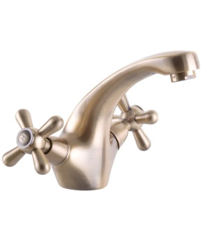 Смеситель для раковины Haiba Dominox 161 Бронзовый (HB3937)