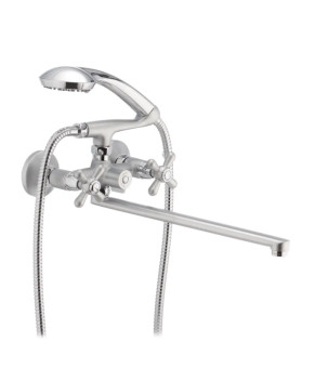 Смеситель для ванны Haiba Dominox 140 матовый (HB0063)