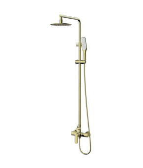Душевая колонна Koer KB-52028-12, 2 функции, Матовое золото (KR5311)