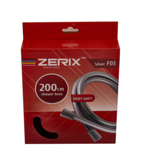 Шланг Zerix Silver.F03 - 200см Упаковка коробка (ZX5686)