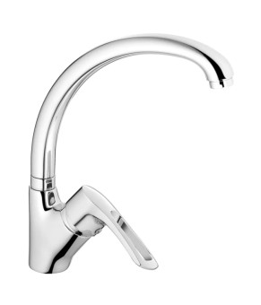 Смеситель для кухни Haiba HANSBERG 011 (HB0204) Поворотный Хром