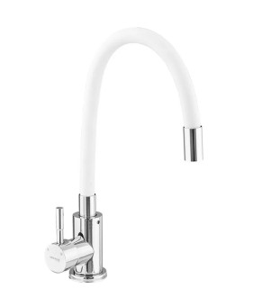 Змішувач для кухні Mixxus SUS-011 Chrome Refl.White (нерж. сталь) (MI6233)