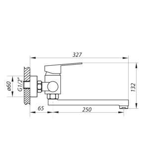 Змішувач для кухні Zerix LR74603 (LL1197)
