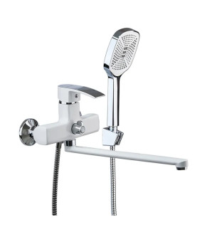 Смеситель для ванны Mixxus Magnum 006 (Euro) White-Chrome (MI6202)