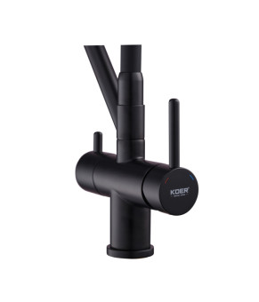 Кухонный смеситель KOER KB-72006-05 (KR3380) с силиконовым изливом и выходом для питьевой воды