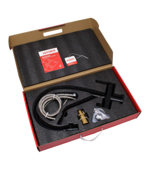 Кухонный смеситель KOER KB-72006-05 (KR3380) с силиконовым изливом и выходом для питьевой воды