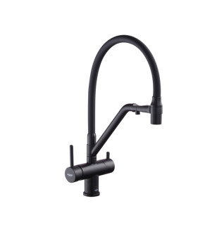Кухонный смеситель KOER KB-72006-05 (KR3380) с силиконовым изливом и выходом для питьевой воды