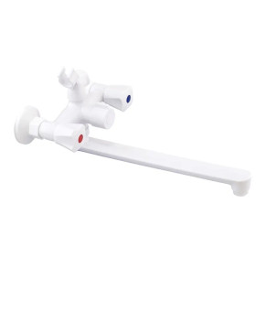 Смеситель для ванны Plamix Omega-140 Euro White (PM0648)