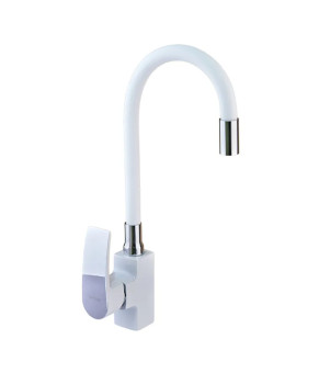 Смеситель для кухни Mixxus Magnum 011 White-CHR (MI6204)