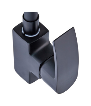 Смеситель для кухни Mixxus Magnum 011 (Nut) Black Refl.Black высокий с гибким изливом (MI6199)