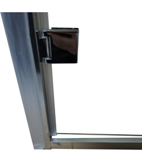 Душевая кабина Koer SR SC08 90x90x200 см без поддона, прозрачное стекло Easy Clean, хром (KR5371)