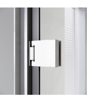 Душевая кабина Koer SR SC08 90x90x200 см без поддона, прозрачное стекло Easy Clean, хром (KR5371)