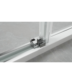 Душова кабіна без піддону Koer SR SC03-90x90x200-TR-01 прозоре скло Easy Clean 6мм, хром (KR5356)