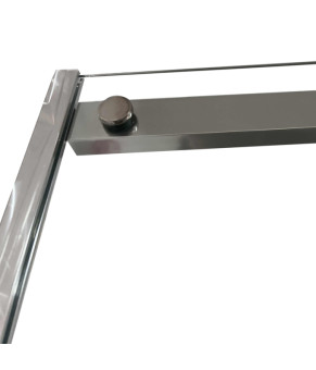 Душова кабіна без піддону Koer SR SC03-90x90x200-TR-01 прозоре скло Easy Clean 6мм, хром (KR5356)