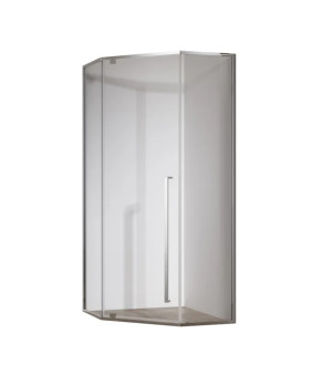 Душевая кабина без поддона Koer SR SC06 100x100см прозрачное стекло Easy Clean 8мм, хром (KR5365)