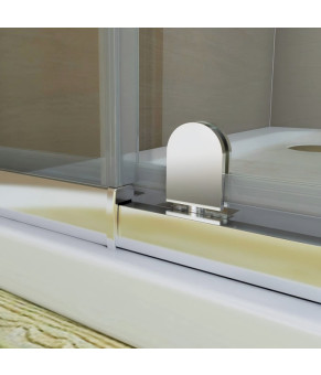 Душевая кабина Koer SR SC05 90x90x195см без поддона прозрачное стекло Easy Clean 6мм, хром (KR5363)