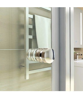 Душевая кабина Koer SR SC05 90x90x195см без поддона прозрачное стекло Easy Clean 6мм, хром (KR5363)