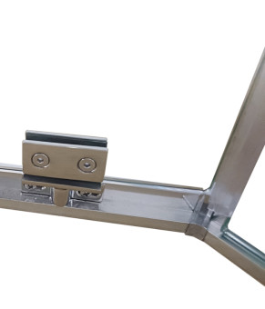 Душова кабіна Koer SR SC06-90x90x200 без піддону, скло Easy Clean 8мм, хром (KR5364)