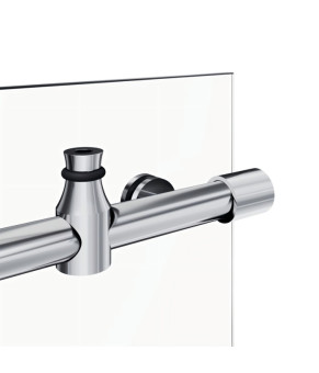 Душова кабіна без піддону Koer SR SC07-120x90x200-TR-01 прозоре скло Easy Clean 8мм, хром (KR5370)