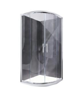 Душевая кабина Koer SR SC04-100x100-TR-01, прозрачное стекло Easy Clean 5мм, хром (KR5361)