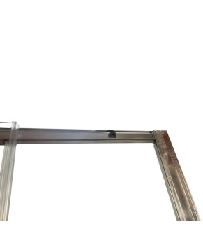 Душевая кабина Koer SR SC04-100x100-TR-01, прозрачное стекло Easy Clean 5мм, хром (KR5361)