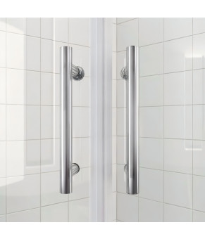 Душевая кабина Koer SR SC04-100x100-TR-01, прозрачное стекло Easy Clean 5мм, хром (KR5361)