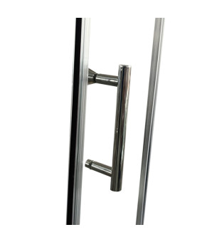 Душевая кабина Koer SR SC04-100x100-TR-01, прозрачное стекло Easy Clean 5мм, хром (KR5361)