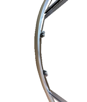 Душевая кабина Koer SR SC04-90x90x195-TR-01 без поддона, прозрачное стекло Easy Clean 5мм, хром (KR5360)