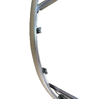 Душевая кабина Koer SR SC04-90x90x195-TR-01 без поддона, прозрачное стекло Easy Clean 5мм, хром (KR5360)