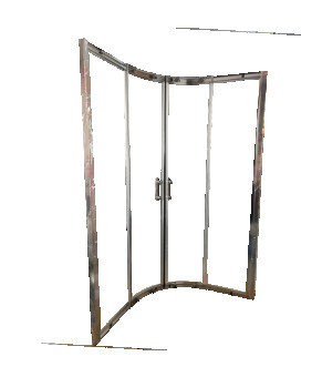 Душевая кабина Koer SR SC04-90x90x195-TR-01 без поддона, прозрачное стекло Easy Clean 5мм, хром (KR5360)