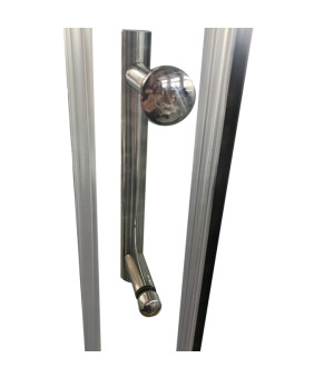 Душевая кабина Koer SR SC04-90x90x195-TR-01 без поддона, прозрачное стекло Easy Clean 5мм, хром (KR5360)