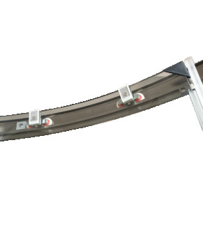 Душова кабіна Koer SR SC04-90x90x195-TR-07 прозоре скло Easy Clean графіт (KR5362)