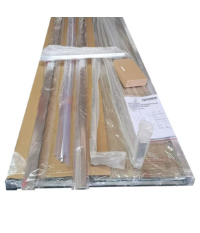 Душевая кабина без поддона Koer SR SC01 120x80x200 см прозрачное стекло Easy Clean 8мм, хром (KR5353)