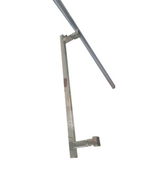 Душевая кабина без поддона Koer SR SC01 120x80x200 см прозрачное стекло Easy Clean 8мм, хром (KR5353)