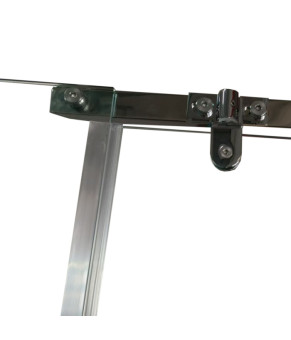 Душевая кабина без поддона Koer SR SC01 120x80x200 см прозрачное стекло Easy Clean 8мм, хром (KR5353)