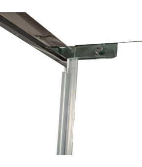 Душевая кабина без поддона Koer SR SC01 120x80x200 см прозрачное стекло Easy Clean 8мм, хром (KR5353)